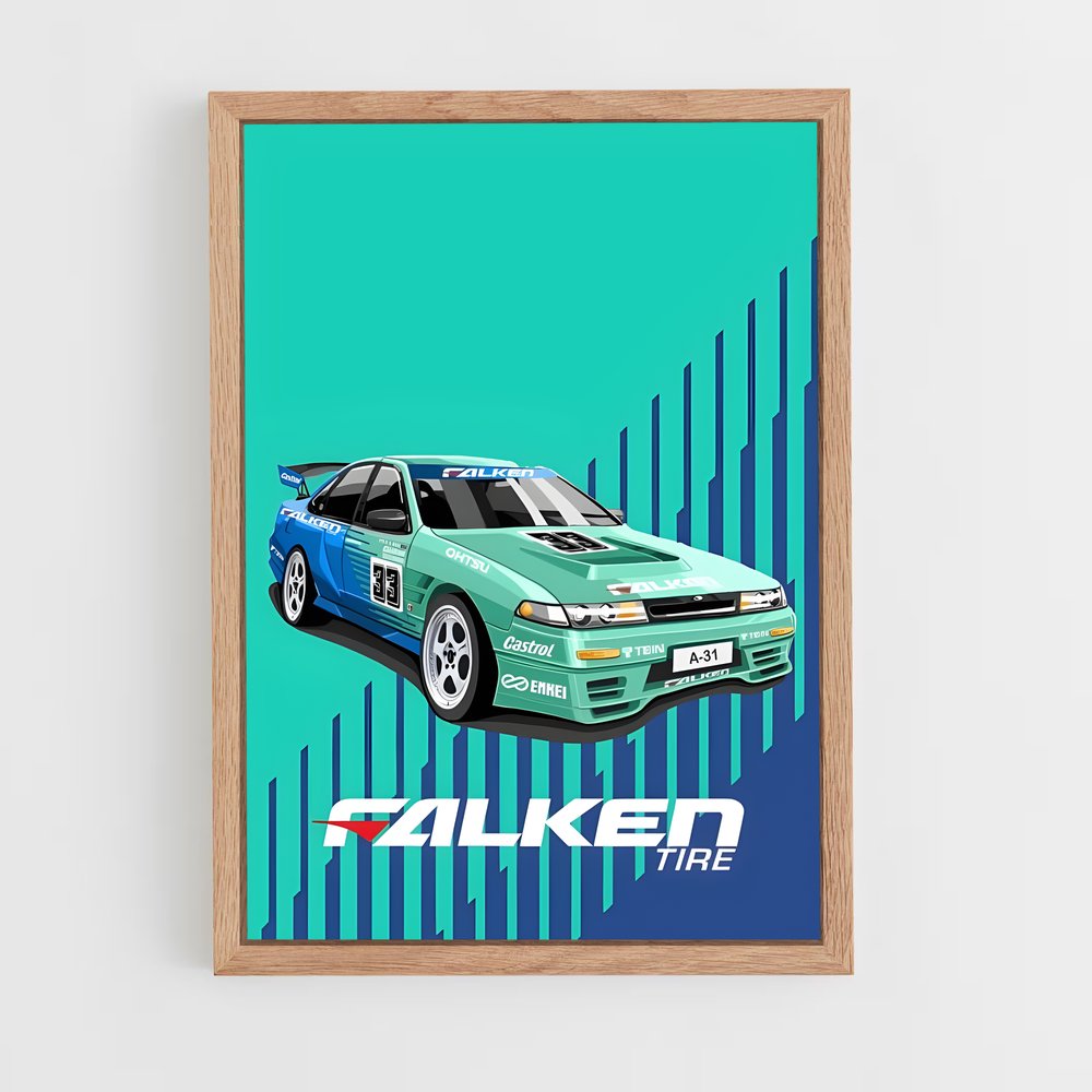 Poster Ake Tire – affiche Nissan (vue 4)
